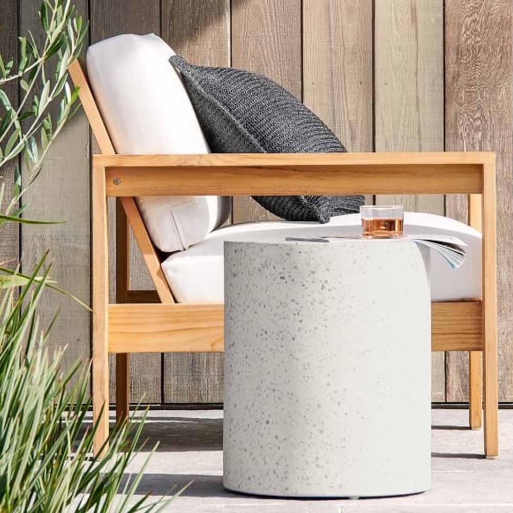 Terrazzo Round Side Table